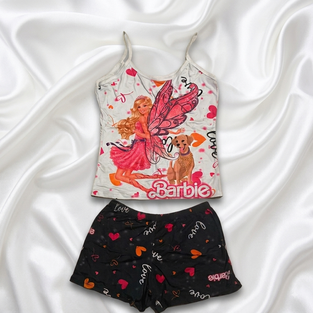 Pijama de 2 Piezas para Mujer – Diseño Barbie