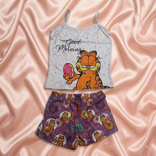 Pijama de 2 Piezas para Mujer – Diseño Garfield
