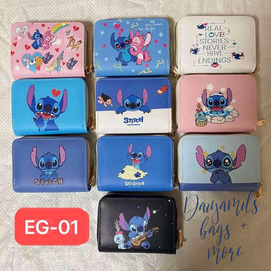 Cartera Mini con Cierre – Diseños Stitch